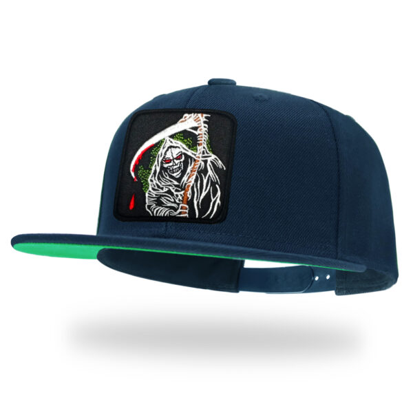 Tilgomedal Farm & Wild Animal 3D Embroidered Badge Snapback Hat, Wool Flat Brim Streetwear Baseball Cap Unisex