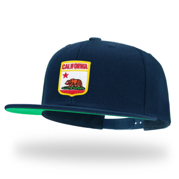 Tilgomedal Farm & Wild Animal 3D Embroidered Badge Snapback Hat, Wool Flat Brim Streetwear Baseball Cap Unisex