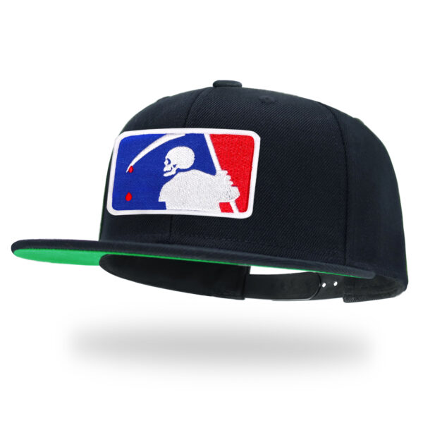 Tilgomedal Farm & Wild Animal 3D Embroidered Badge Snapback Hat, Wool Flat Brim Streetwear Baseball Cap Unisex