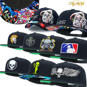 Reaper Skull Alien Snapback Hats for Men Factory Direct Wool Baseball Caps for Women
