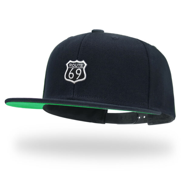 Skull Embroidery Snapback Hat Gothic Streetwear Flat Bill Baseball Caps for Men