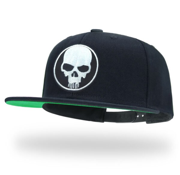 TilgoMedal Reaper Skull Alien Snapback Hats for Men | Wool Flat Bill Baseball Caps for Women
