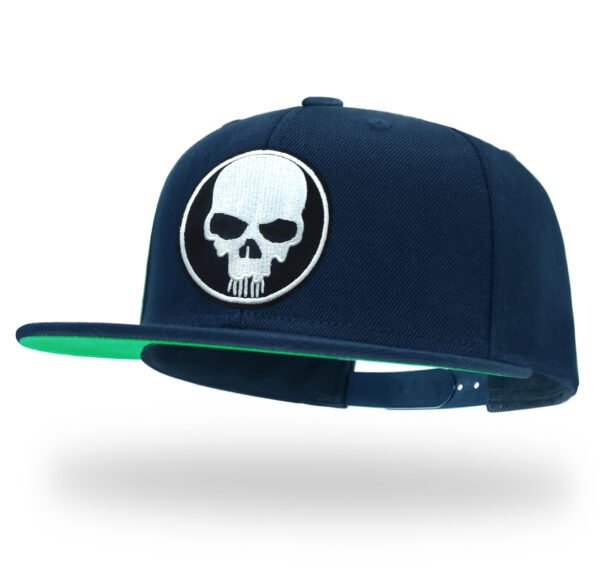 TilgoMedal Reaper Skull Alien Snapback Hats for Men | Wool Flat Bill Baseball Caps for Women