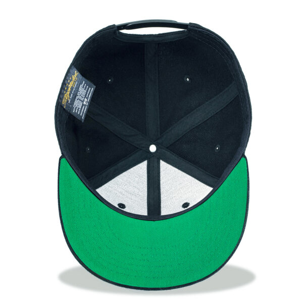 Skull Embroidery Snapback Hat Gothic Streetwear Flat Bill Baseball Caps for Men