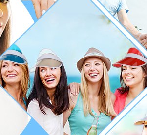 10 Pack Candy Color Transparent Sun Visor Hat
