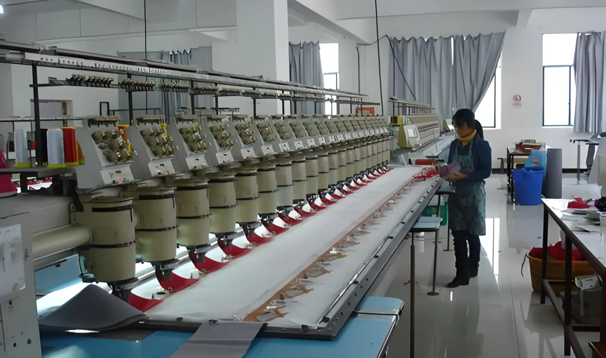Barudan Embroidery Machine Production Workshop
