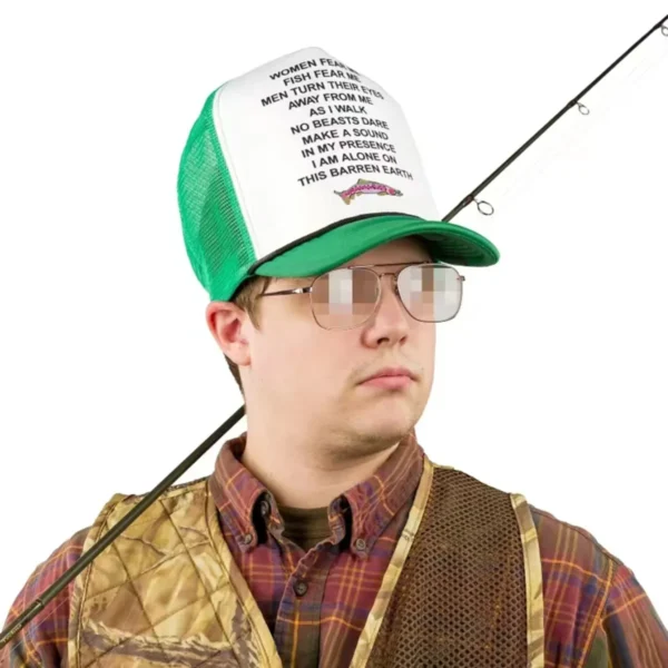 Funny Fishing Trucker Hat – Women Fear Me, Fish Fear Me