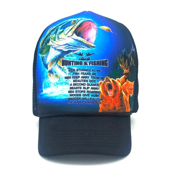 Funny Fishing Trucker Hat – Women Fear Me, Fish Fear Me