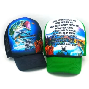 Funny Fishing Trucker Hat – Women Fear Me, Fish Fear Me