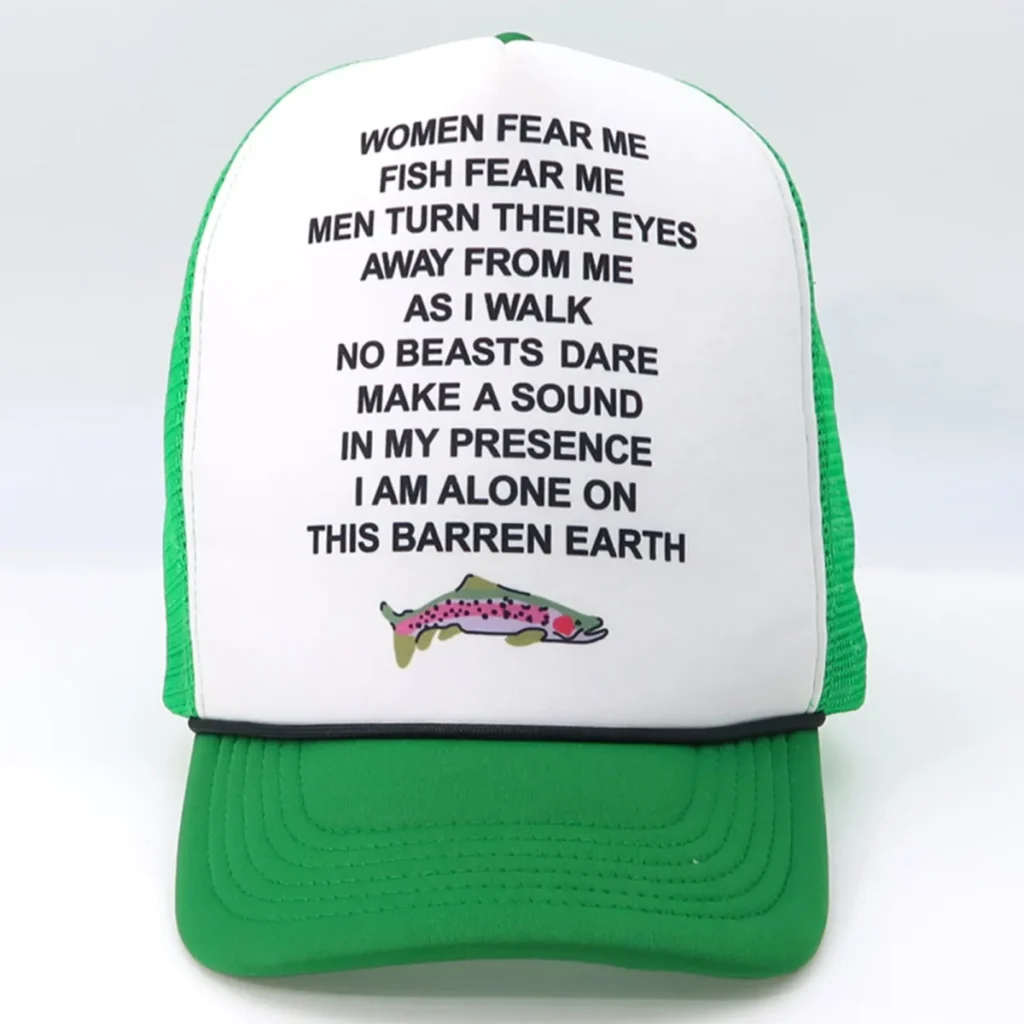 Green-White Trout Poem
