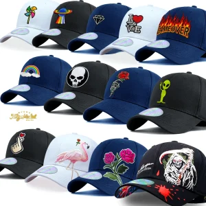 TilgoMedal Embroidered Structured Baseball Cap – 100% Cotton Curved Brim Hat
