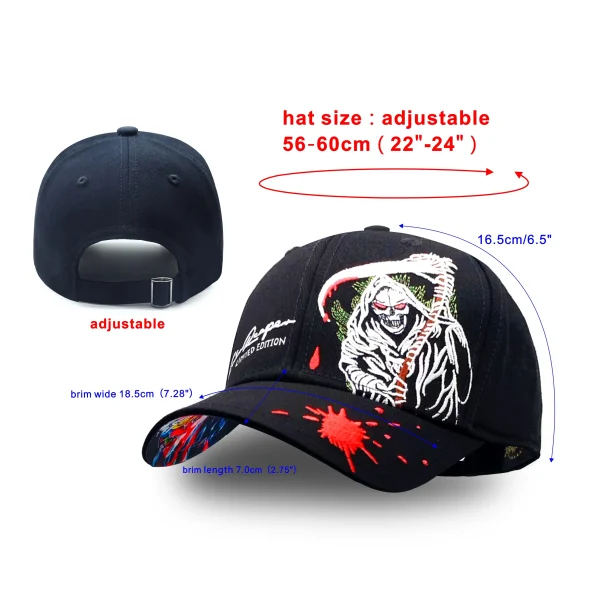 TilgoMedal Embroidered Structured Baseball Cap – 100% Cotton Curved Brim Hat
